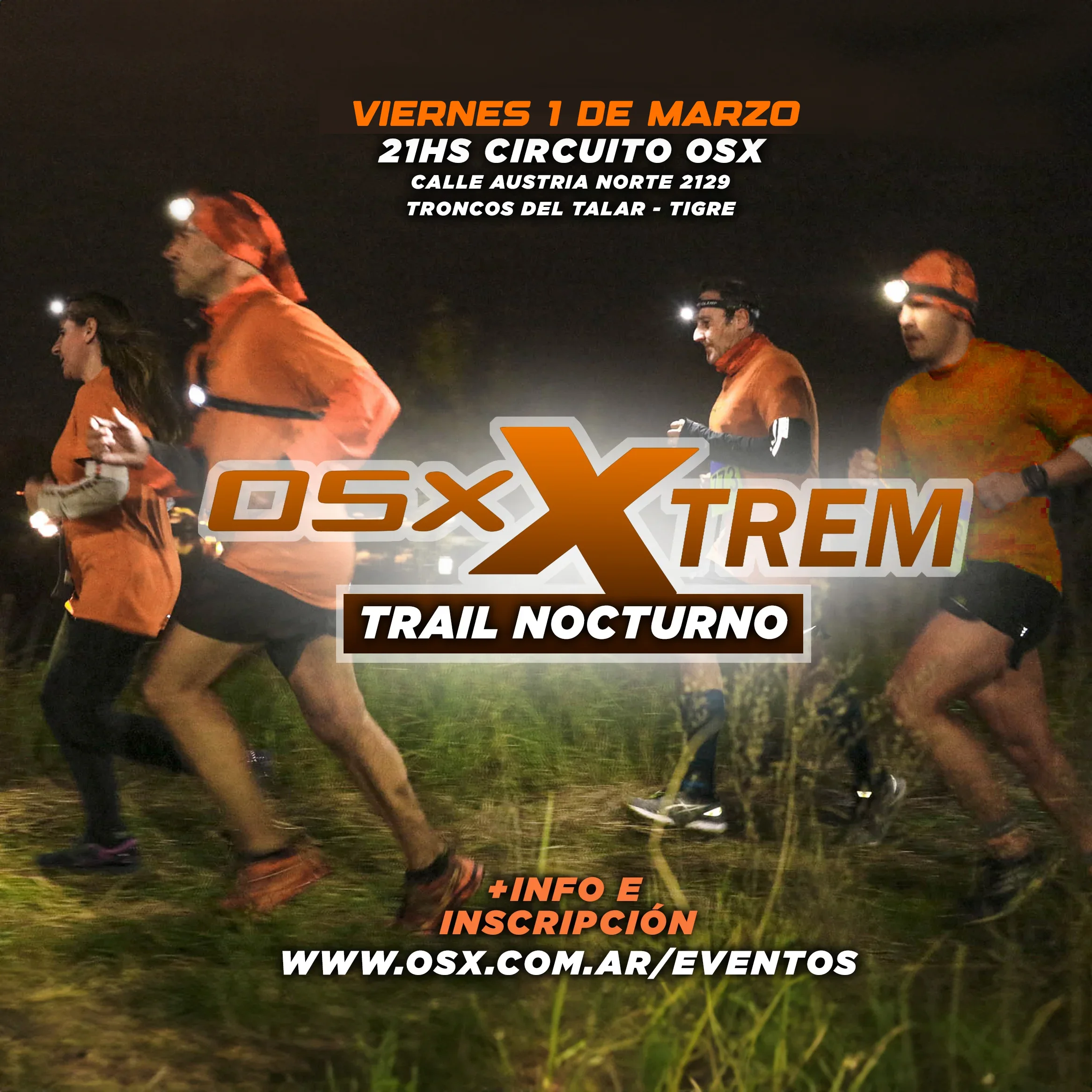 OSX XTREM TRAIL 6K NOCTURNO
